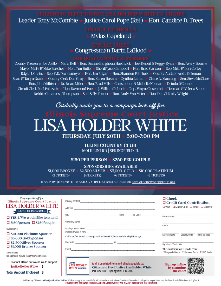 Justice Lisa Holder White Kick-Off event