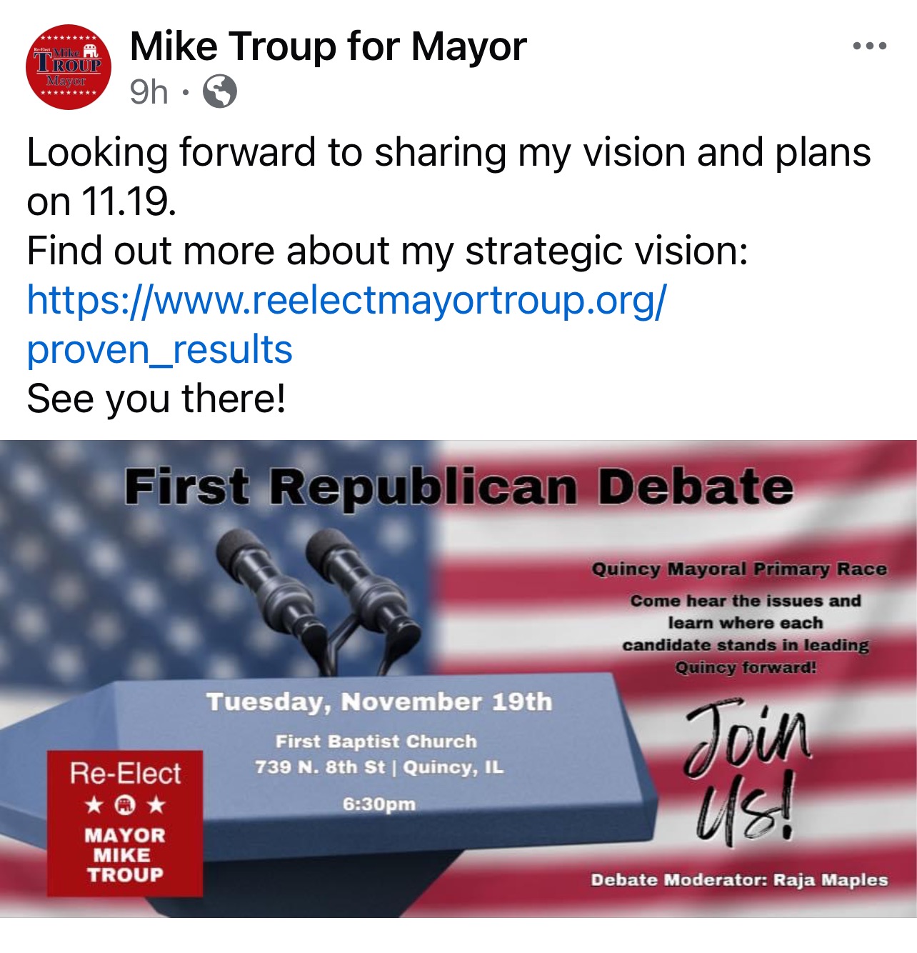 First Republican Mayoral Debate