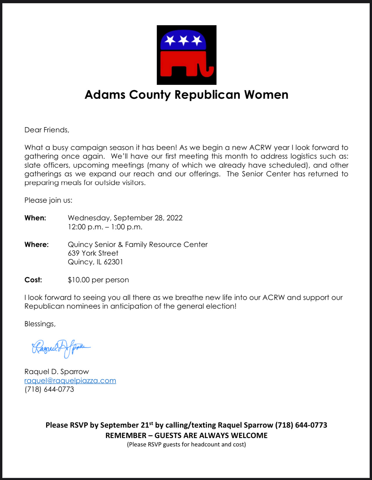 Women’s Republican Luncheon