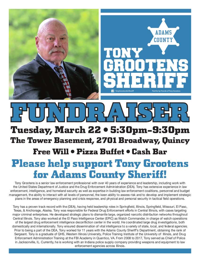 Grootens Fundraiser for Adams County Sheriff!
