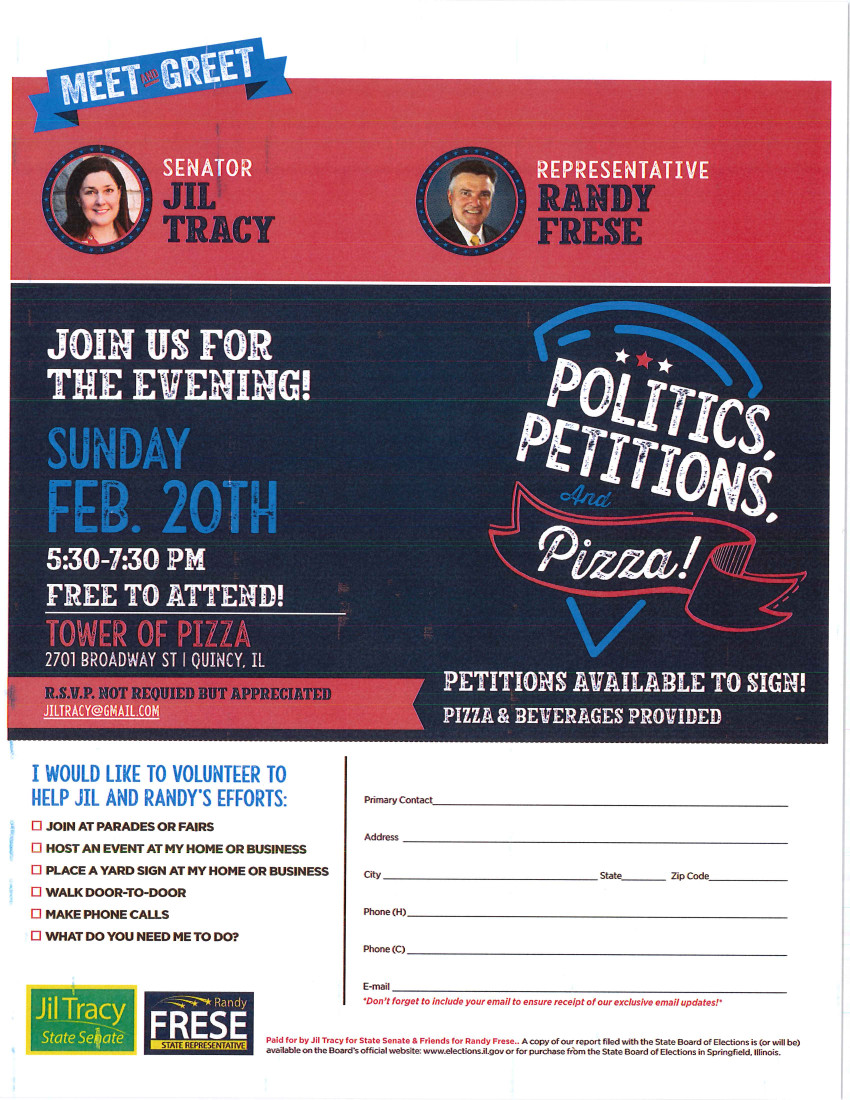 Politics, Petitions & Pizza Night
